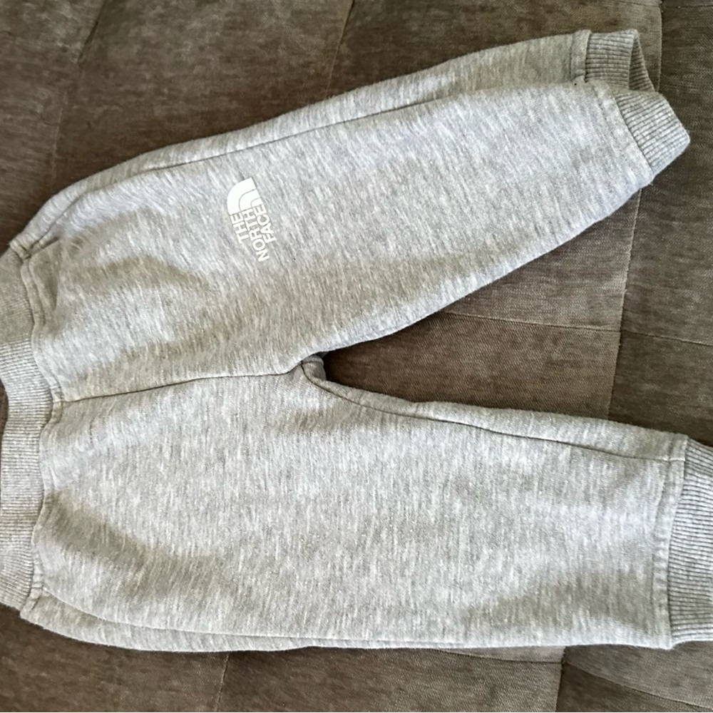 The North Face Light Gray Baby Outfit with Animal Print - Picture 3 of 4